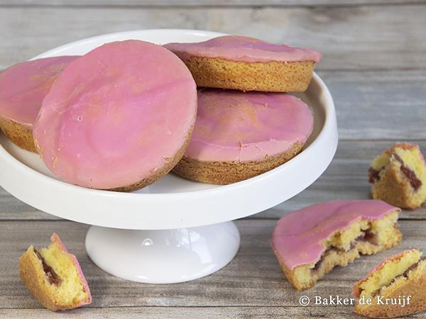 Roze koeken (5 stuks)