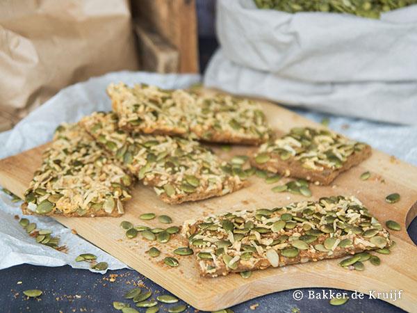 Cracker Kaas / Pompoenpit&nbsp;5 stuks