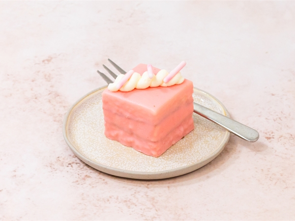 Mini gebak roze