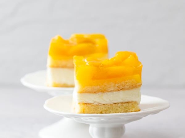 Mini gebak gluten&lactose arm perzik