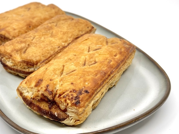 Vegan saucijzenbroodje